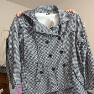Torrid 1X Herringbone Coat NWT
